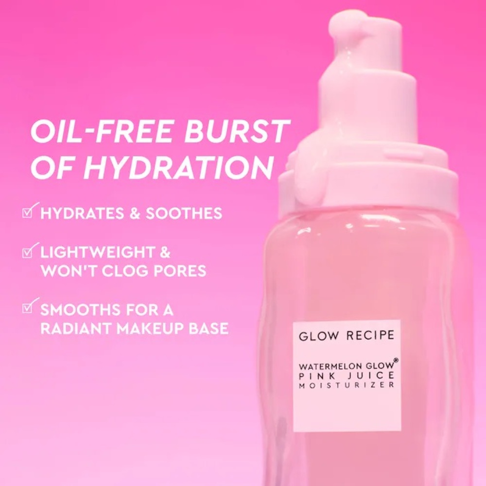 Glow Recipe
Watermelon Pink Juice Oil-Free Refillable Moisturizer - Picture 5 of 10